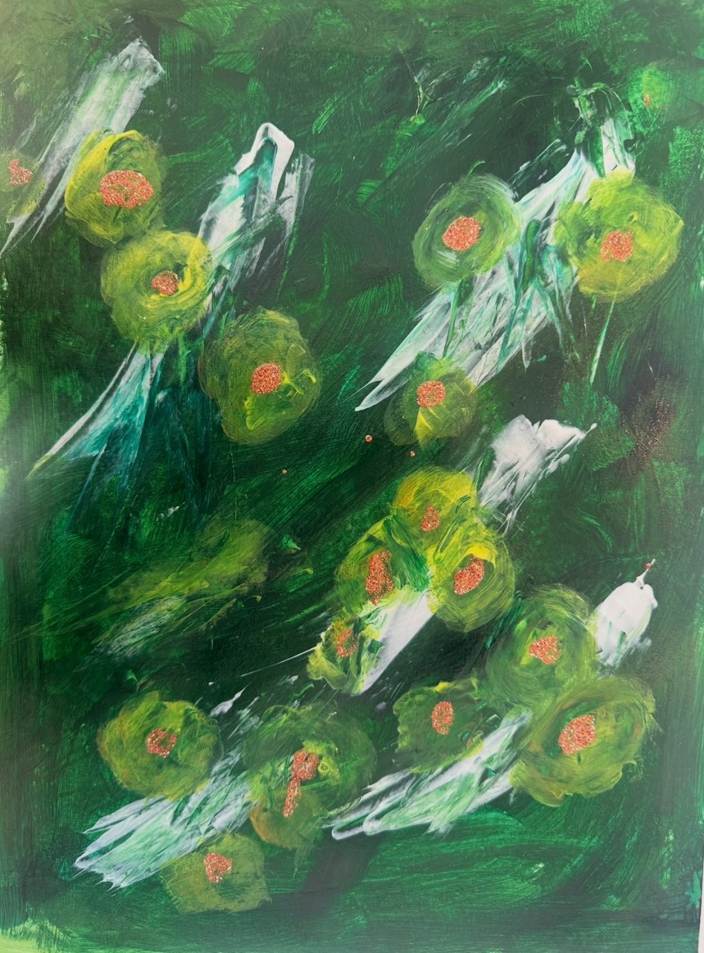 Loa Kèn Vàng Trong Gió Bão: Năng Lượng Của Sự Vươn Mình (Tác phẩm Gốc)